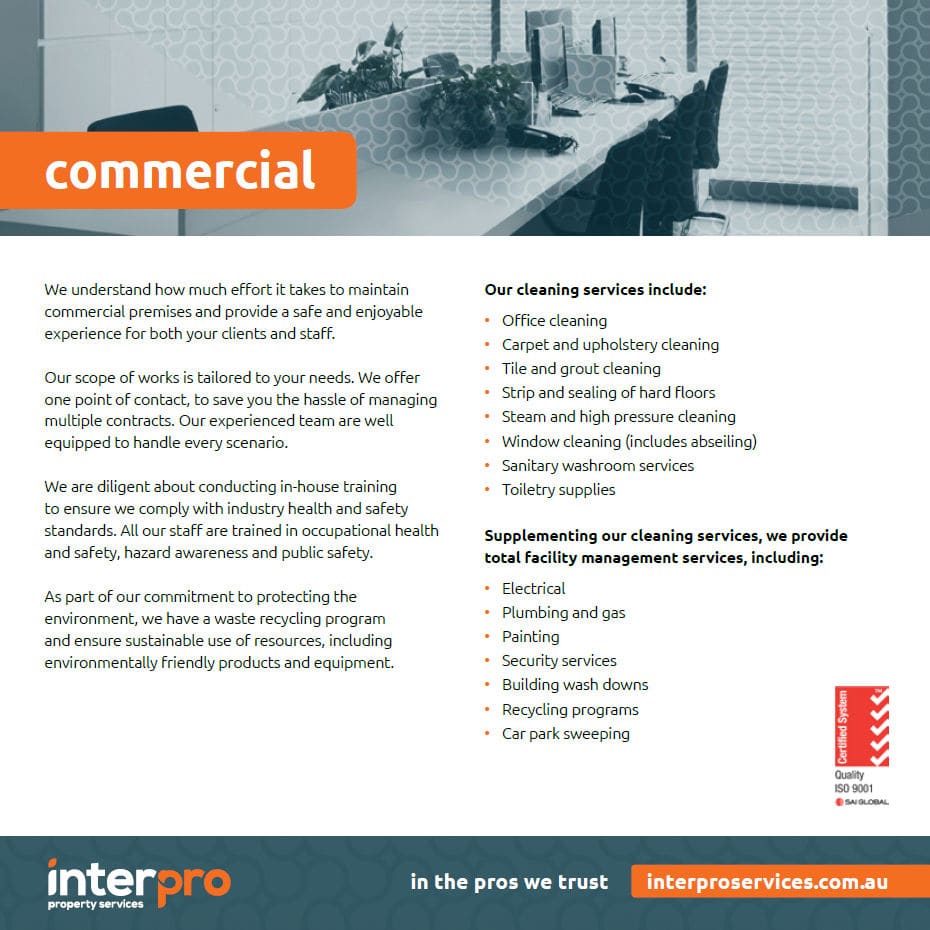 Commercial Cleaning Services