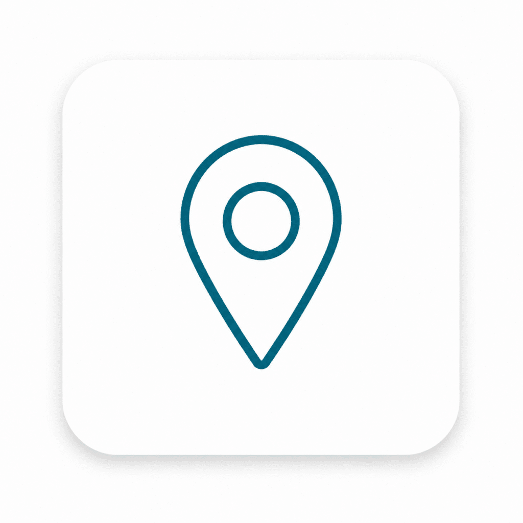 Location pin icon representing Perth-based service